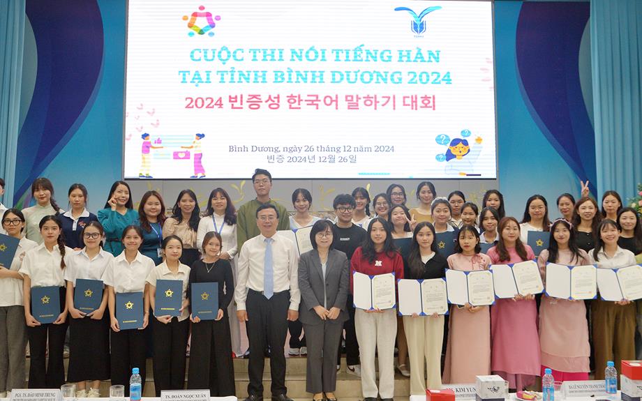 Sôi nổi cuộc thi Hùng biện tiếng Hàn tỉnh Bình Dương năm 2024